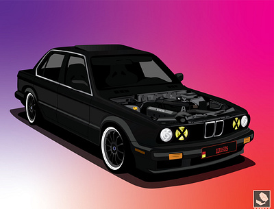 BMW animation design exclusive graphic design graphicdesign illustration vector