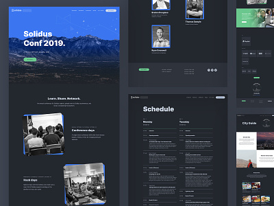 SolidusConf 2019 Website conference design ui ux web web design website