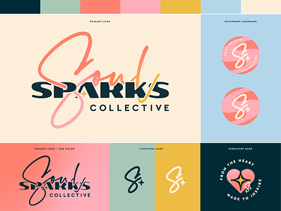 Soul Sparks Collective (unused branding) collective heart soul spark sparks