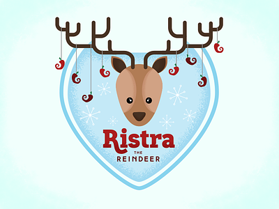Ristra the Reindeer christmas holiday reindeer santa fe snow