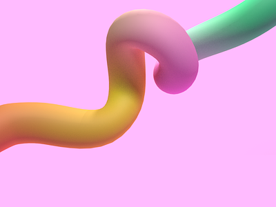 Worm 3: Light Matters 3d blender c4d candy cylinders pastels scene spheres worms