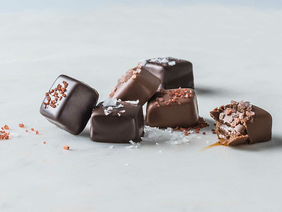 Sea Salted Caramels candy caramel confection confectionary confectionery confections food food and drink food photographer food photography food styling food stylist sweet sweets