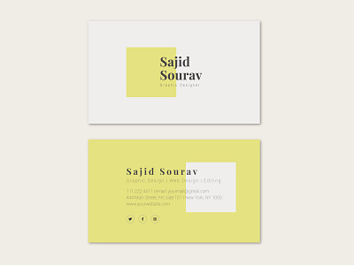 Minimal business card