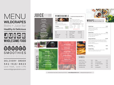 Menu board design art branding design flat illustration illustrator menu menu bar menu design menubar minimal typography