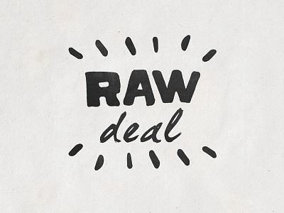 Raw Deal V001 logo rawfood