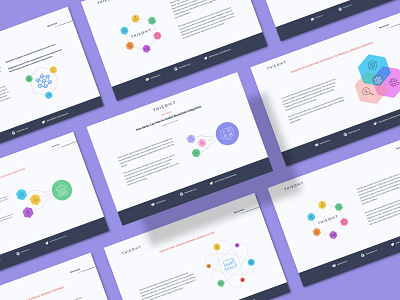 This Dot case study presentations artificial intelligence augmented reality blockchain clean data ecomerce fintech flat graphic design illustraion infographic layout print supply chain