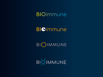 Bioimmune branding design logo