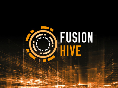 Fusion Hive - Logo design branding design logo