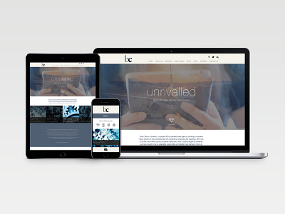 Blue Cube Corporate Travel - Website design branding design ui web