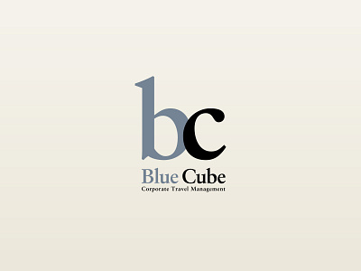 Blue Cube Corporate Travel - Logo design