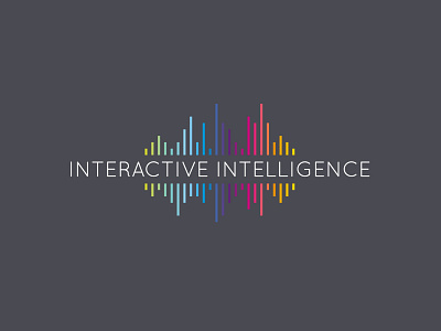 Interactive Intelligence - Logo design branding logo vector