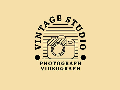 VINTAGE STUDIO MONOLINE LOGO