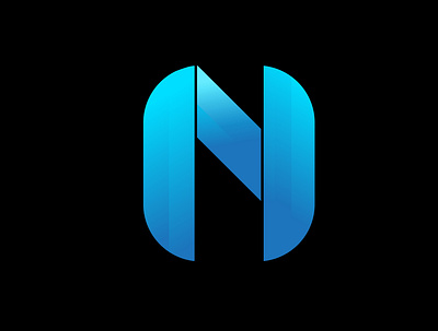 N Lettering Logo @nch.design branding design logo