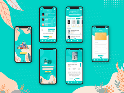 Book Shop Mobile UI Design