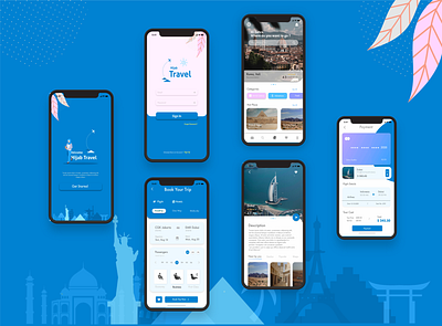 Travel Hijab Apps ( UI Design Mobile ) app ui branding figma mobile mobile app mobile app design ui ux ui design web design
