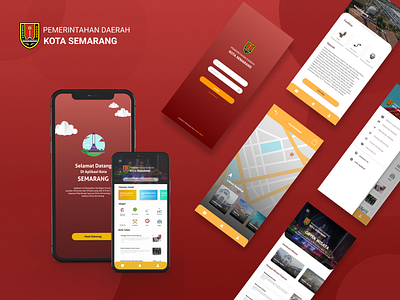 Semarang City Apps app ui apple branding figma mobile mobile app mobile app design mobile design mobile ui mockup semarang semarang city