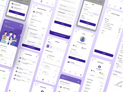 Clinic Apps ( Full Page ) app ui clinic apps design figma mobile app design ui ux ui clinic ui design ui hospital web design