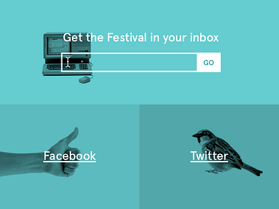 Slightly less boring social wot-nots email facebook festival twitter