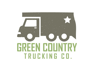 Green Country Trucking brand logo oklahoma truck trucking tulsa