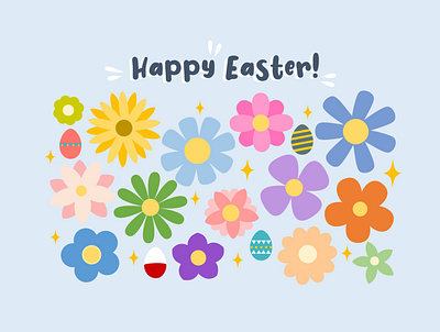 Easter artph easter easter egg easter sunday flowers graphic design graphics icon illustration microsoft powerpoint