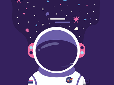 Astronaut Icon artph astro astronaut icon illustration microsoft powerpoint space space art spaceman