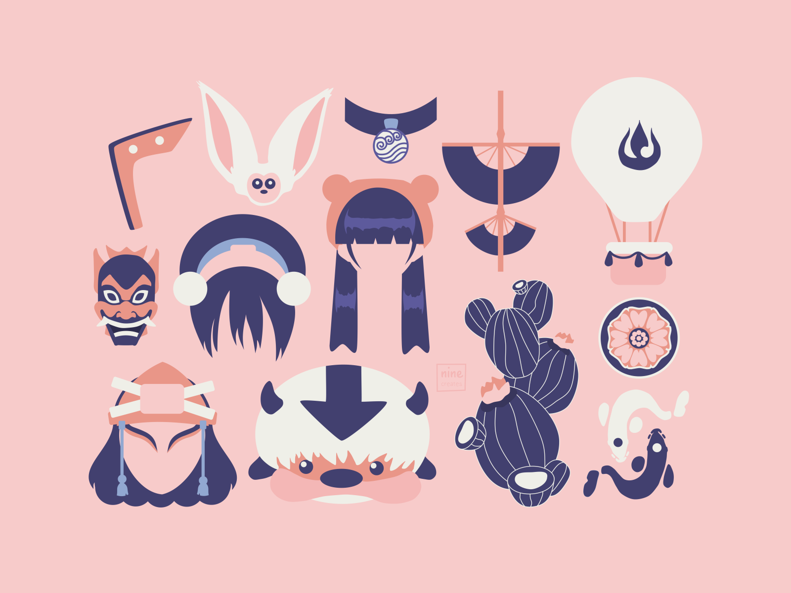 Avatar: The Last Airbender Icon Pack by nine.creates on Dribbble
