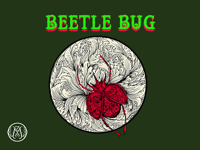Bettle Bug animal animation art artwork clothingbrand clothingdesign design icon illustration logo skull tshirtdesign vector
