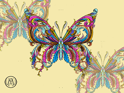 Butterfly animation art artworkforsale artworks clothingbrand design icon illustration illustrator logo tshirtdesign vector