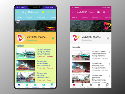 Design and real screen shot our youtube channel change colours design vs screen shot design youtube first design handphone need invitation redesign screen shot handphone widy1990 channel youtube youtube channel youtube logo
