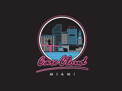 Ain't that where The Heat play? healthcare illustration miami skyline