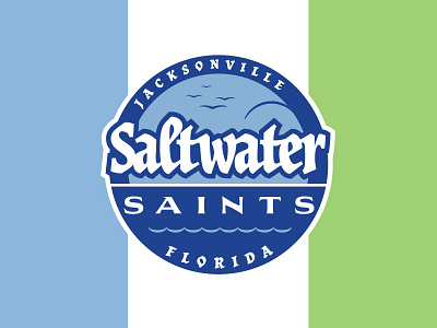 Cycling Team Branding: Saltwater Saints alternate logo