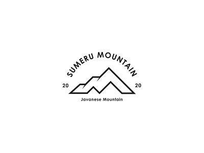 Sumeru Moutain Logo adobe illustrator branding icon illustrator logo logobranding logodesign logomaker logomountain logosumeru logotype simple logo traveling travellogo typography