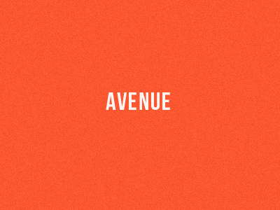 Avenue avenue bebas minimal peach simple