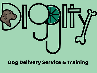 DIGGITY DOG logo for recent client