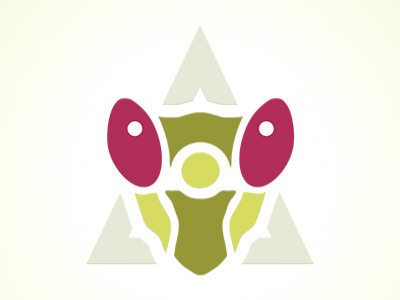 Mantis Head Conceptual Logo geometric logo mantids mantis occult
