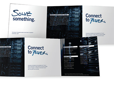 Solve Something computer science editorial design print design spec