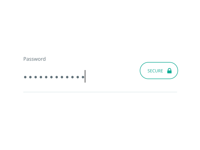 Secure Password Animation animation form freebie gif minimal password principle security