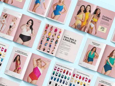 Summersalt Beach Babes Campaign - Catalog + Direct Mailer branding catalog catalog design design direct mailer direct to consumer e commerce editorial editorial design fashion identity layout print start up summersalt typography visual design
