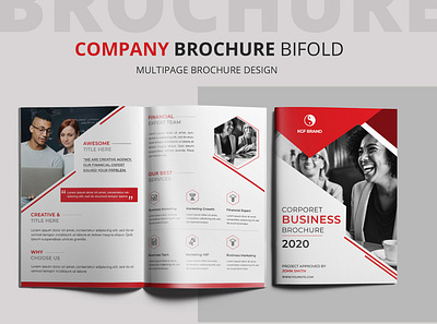 Company Brochure bifold brochure bifold brochure design branding brochure design business clean corporate design corporet elegent modern design template template design
