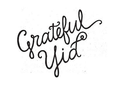 Grateful Yid Lettering