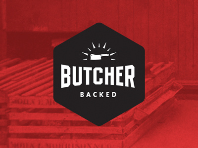 Butcher Backed stamp