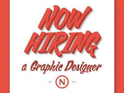 Hannabi Now Hiring brooklyn creative graphic designer position hiring job now hiring script shadow