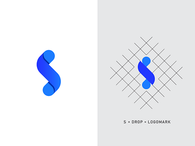 S drop logo abstract art branding design drop icon idea identity illustration logo logodesign logoidea logos logotype minimal s s latter typography vector website