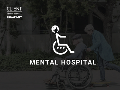 Mental hospital logo design