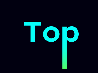 Top logo animation branding design icon identity logo logo design logo idea logo modern minimal motion graphics top top design top gradiant top logo top mark topcolor typography vector