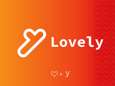 Lovely animation branding design graphic design icon identity illustration logo love love design love idea love logo love y lovely minimal motion graphics vector y latter