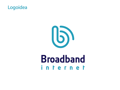 BroadBand branding broadband logo design identity illustration internet concept internet deisgn internet logo internet logo idea logo logo concept logo design vector wifi logo