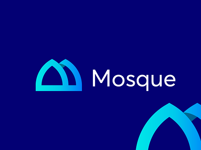 Mosque modern logo art art idea best logo branding colorfull graphic design icon identity logo design logo idea logofolio m latter minimal moder logo idea modern mosque mosque logo quality logo top logo ui vector