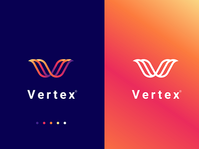 Vertex logo design