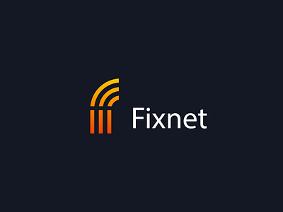 Fixnet logo branding busness logo colorful logo design f latter logo icon identity internet logo logo logos minimal modern logos net network network logo quality logo tech logo technology vector wifi logo